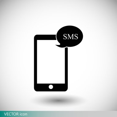 Cep telefonu sms simgesi