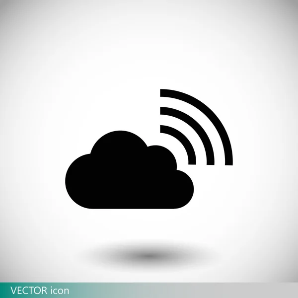 Cloud technology icon — Stock Vector