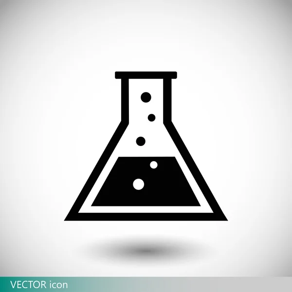 Laboratorní sklo ikona — Stockový vektor