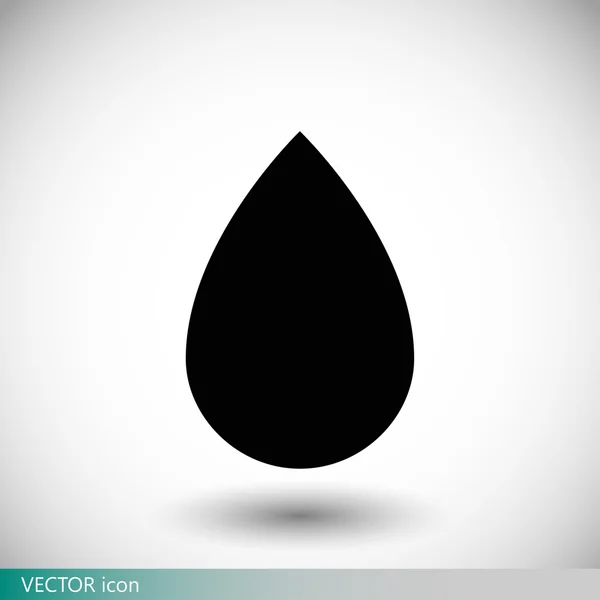Icône goutte d'eau — Image vectorielle