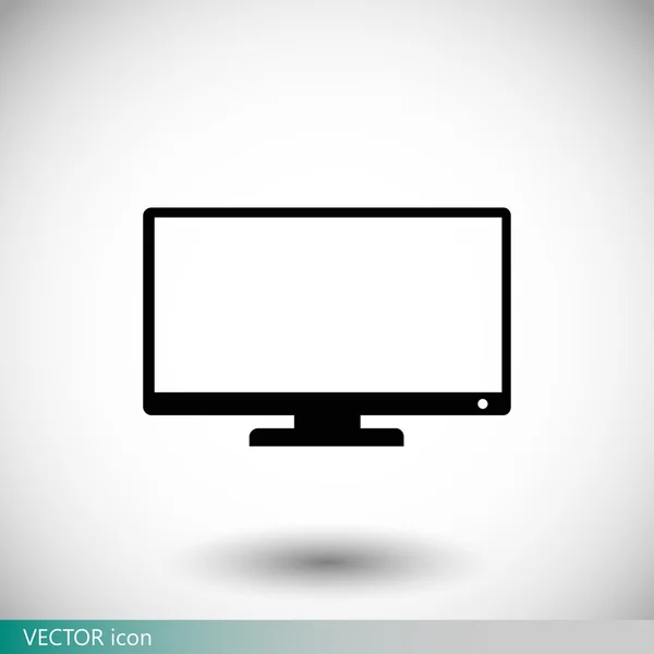 Icône écran tv — Image vectorielle