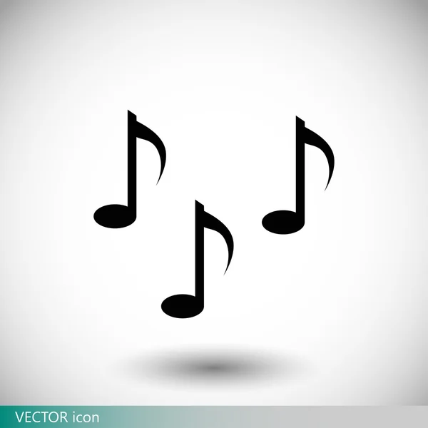 Музыка отмечает значки — стоковый вектор