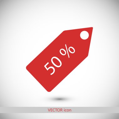 % 50 etiket simge tasarlamak