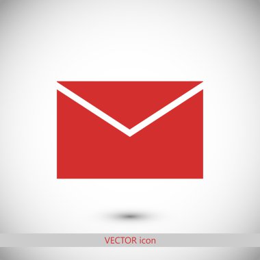 zarf simgesi illüstrasyon