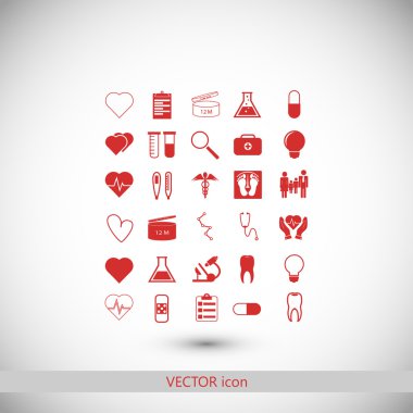 tıbbi simgeler ayarlandı