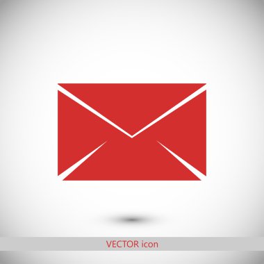 zarf simgesi illüstrasyon