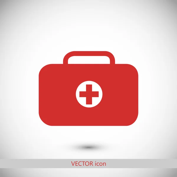 Medical bag icon illustration — Stock Vector