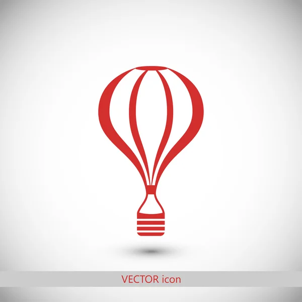 Flyg ballong ikon illustration — Stock vektor