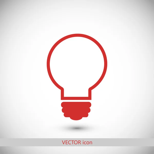 Light bulb icon — Stock Vector