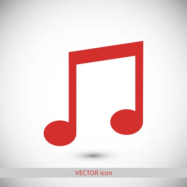Музыкальная иконка — стоковый вектор