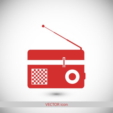radyo simgesi illüstrasyon