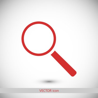 Büyütme cam illüstrasyonu