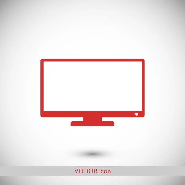 TV ikont ábrán — Stock Vector