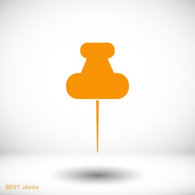 Düz raptiye simgesini