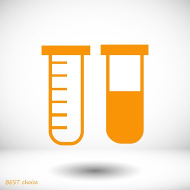 Laboratuvar tüpleri simgesi