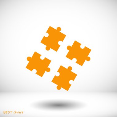 puzzle parçaları simgesi