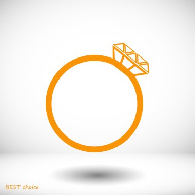 Elmas yüzük simgesi