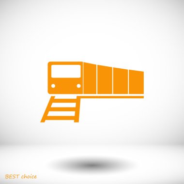 Tren vektör simgesi