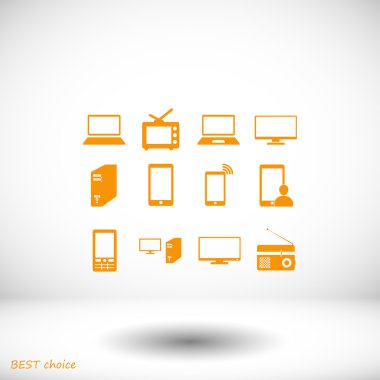 İletişim aygıtları simgeler