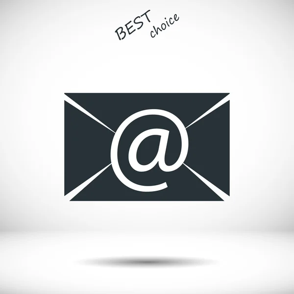 Email message flat icon — Stock Vector