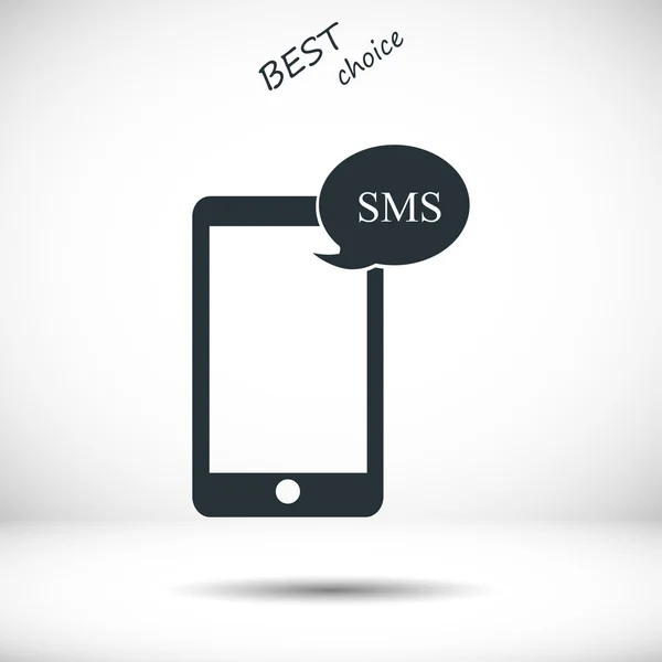 휴대 전화 sms 아이콘 — 스톡 벡터