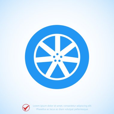 Direksiyonu düz simgesi