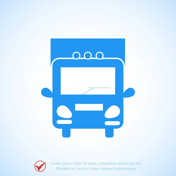 Truck sign icon — Stock Vector