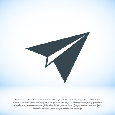 uçak vektör simgesi