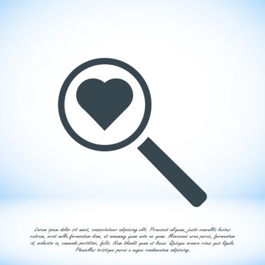 kalp arama simgesi