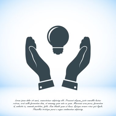 Ekibimizi ampul düz simgesinin