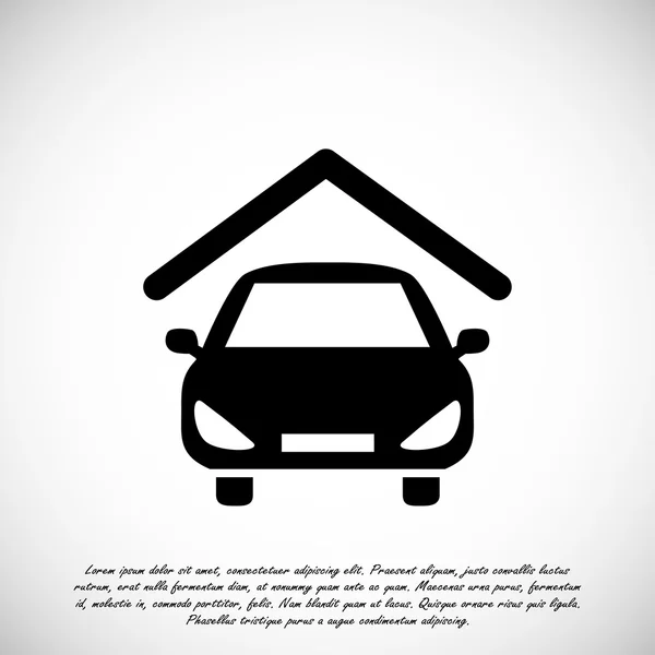 Płaski ikona samochodu — Wektor stockowy