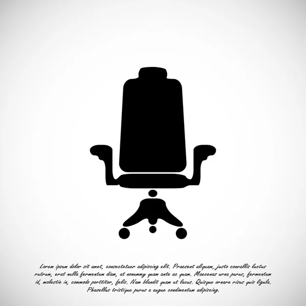 Καρέκλα επίπεδη εικόνα — Διανυσματικό Αρχείο