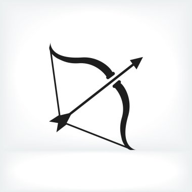 aşk tanrısı yay ve ok simgesi