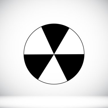 radyoaktif uyarı simgesi