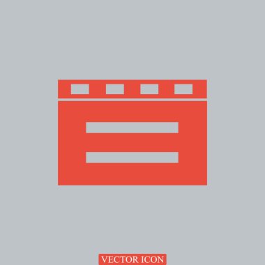 sinema clapper simgesi