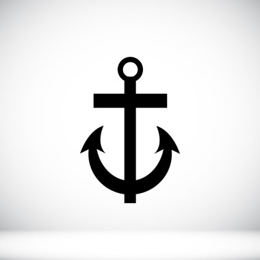 düz deniz tutturucu simgesini