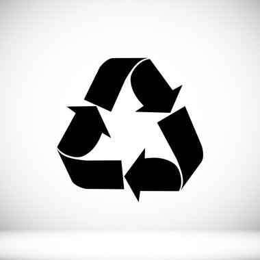 Geri dönüşüm ok işareti simgesi