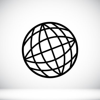 Soyut küre logo simge