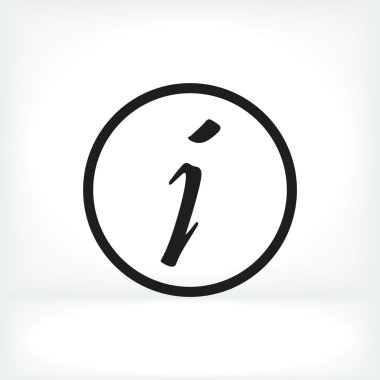 bilgi işareti simgesi