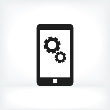 Akıllı telefon ayarları simgesi