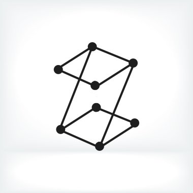 soyut geometrik şekil kutsal kişilerin resmi