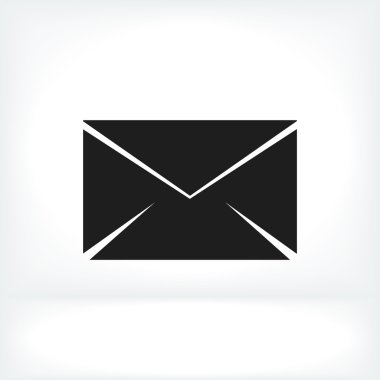 kapalı kağıt zarf simgesi