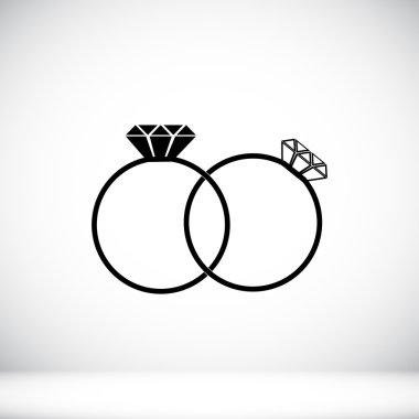 elmas yüzük simgesi