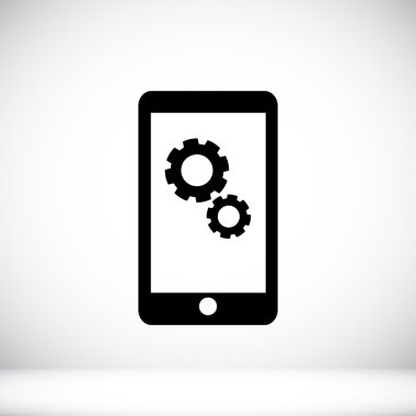Akıllı telefon ayarları simgesi