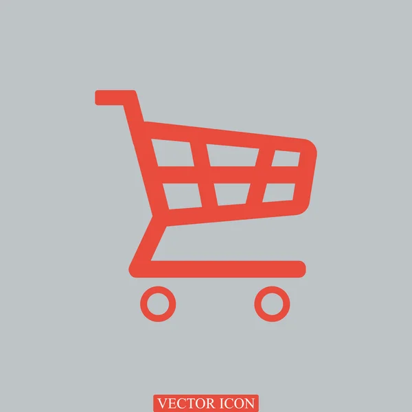 Icono del carrito de compras — Vector de stock