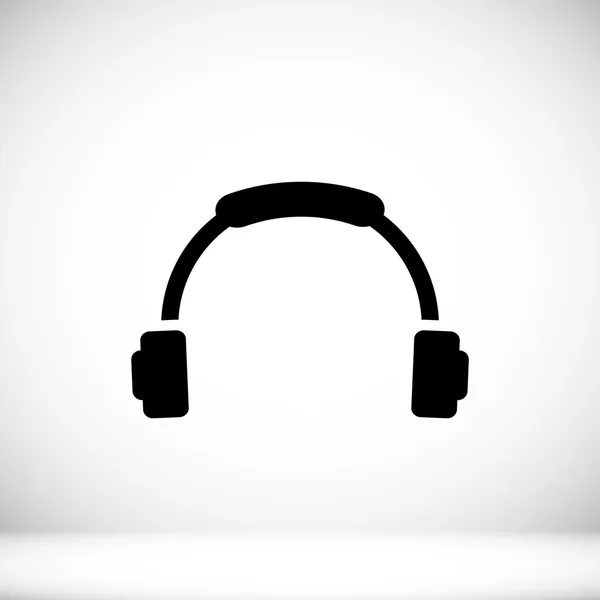 Ακουστικά, ακουστικά εικονίδιο — Διανυσματικό Αρχείο