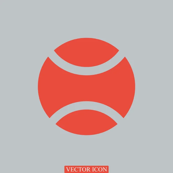 Tennisball-Ikone — Stockvektor