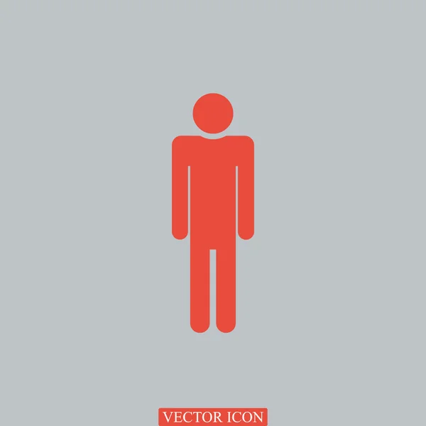 Male person icon — Stock Vector