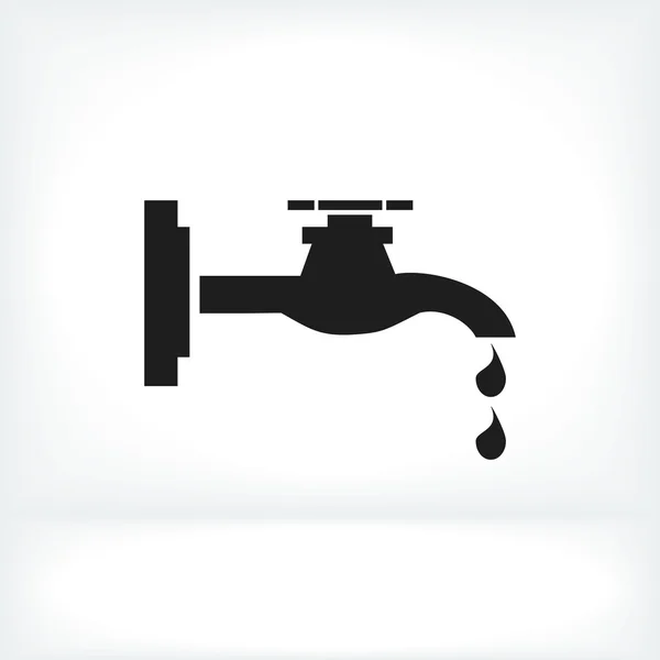 Water faucet icon — Stock Vector