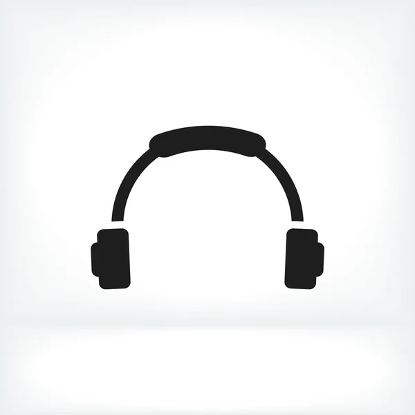 Auriculares, icono de auriculares — Vector de stock